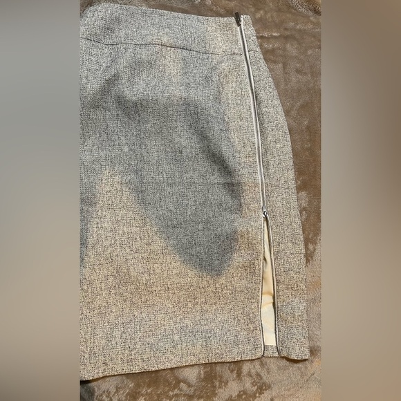 Express Elegant Gray Women's Skirt with side zipper - Picture 5 of 5